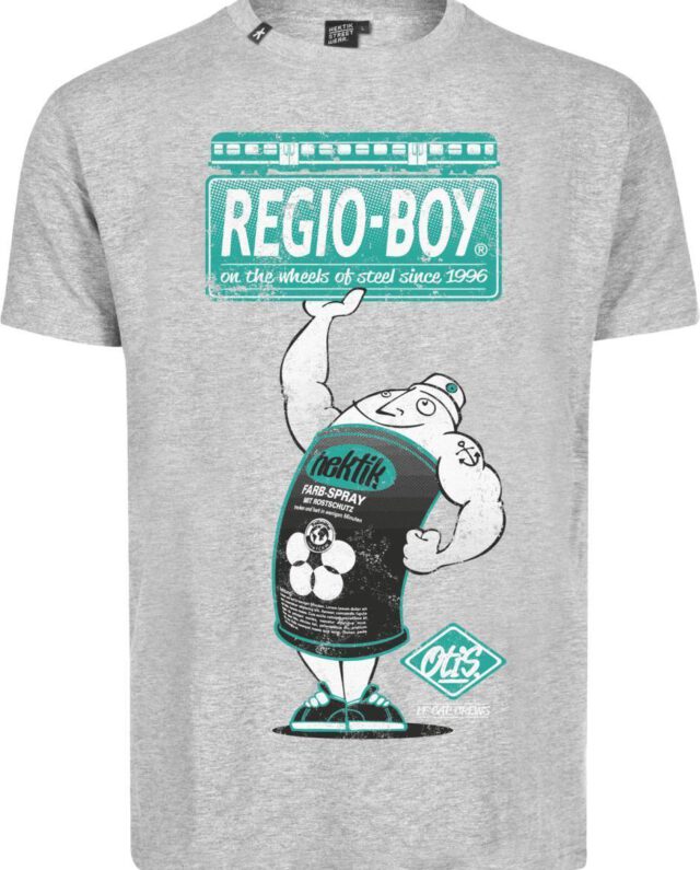 HEKTIK VS OTIS T-SHIRT BLACK-TURQUOISEtest