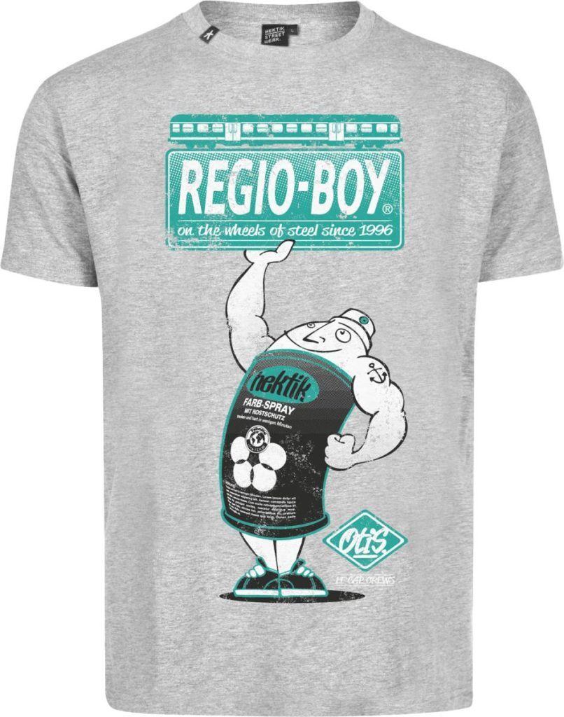 HEKTIK VS OTIS T-SHIRT BLACK-TURQUOISEtest