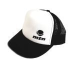 MTN TRUCKER CAP BLACK WHITE