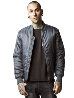URBAN CLASSICS BASIC BOMBER JACKET TB861 COOL GREY