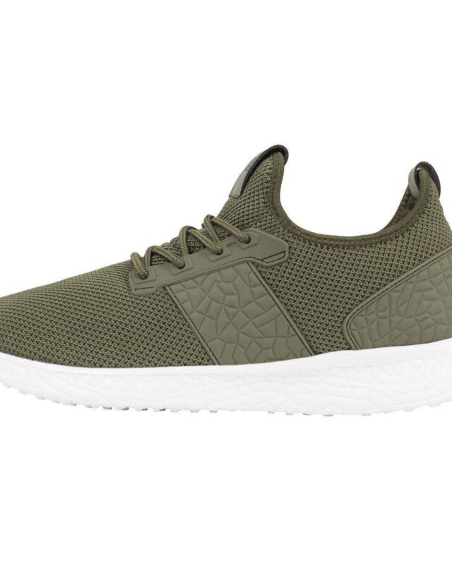 URBAN CLASSICS ADVANCED LIGHT RUNNER SHOE OLIVE-WHITE