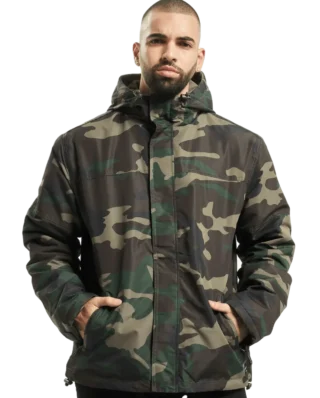 BRANDIT WINDBREAKER FRONTZIP WOODLAND