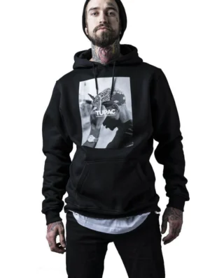 MISTER TEE 2 PAC F*CK THE WORLD HOODIE MT338 BLACK