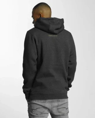HANDS OF GOLD OLDSCHOOL HOODIE HG 005 CHARCOAL GREY - Hands Of Gold