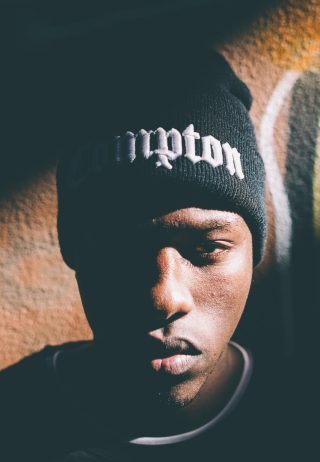 Compton Beanie black one size