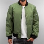 DANGEROUS DNGRS WINTER BOMBER JACKET OLIVE - Image 3
