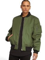 DANGEROUS DNGRS WINTER BOMBER JACKET OLIVE