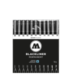 MOLOTOW BLACKLINER MARKER SET 11 PCS. COMPLETE 200485 - Image 6