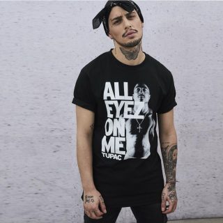 Tupac All Eyez On Me Tee black XXL