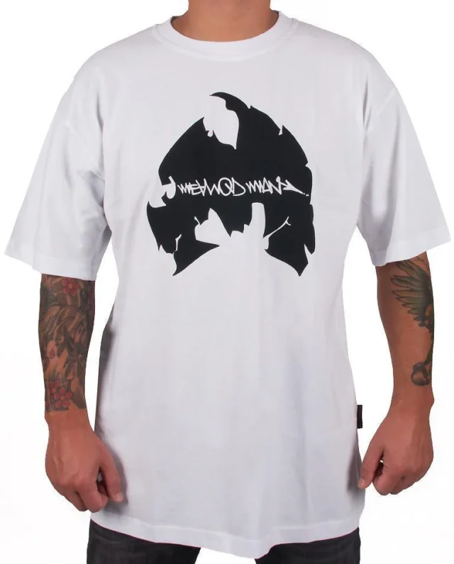 WU WEAR METHOD MAN LOGO T-SHIRT WHITE