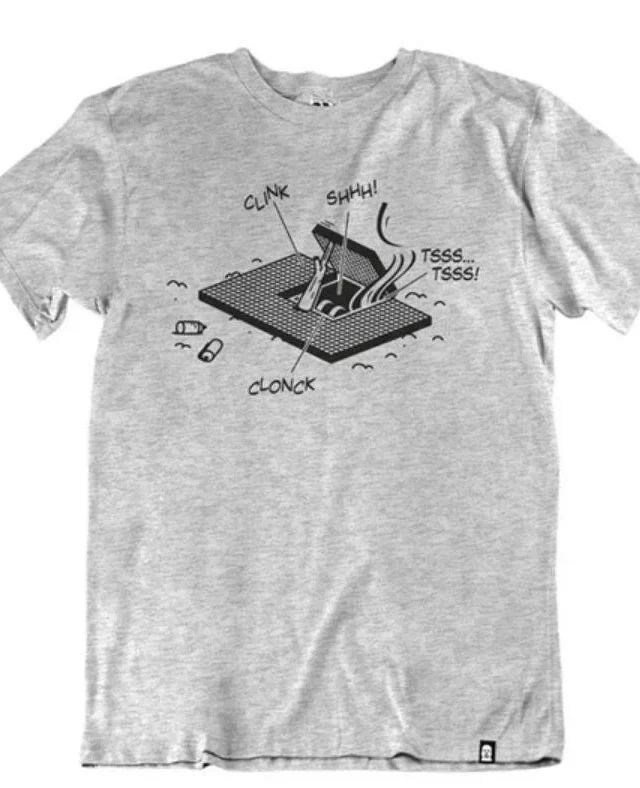 VANDALS ON HOLIDAYS HATCH STORIES T-SHIRT GREY