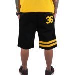 WU WEAR 36 SWEATSHORT SPS602B BLACK - Image 3