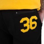 WU WEAR 36 SWEATSHORT SPS602B BLACK - Image 6
