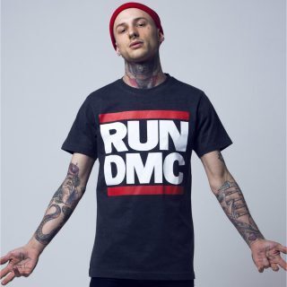 Run DMC Logo charcoal XXL