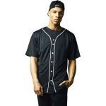 URBAN CLASSICS BASEBALL MESH JERSEY TB1237 BLACK