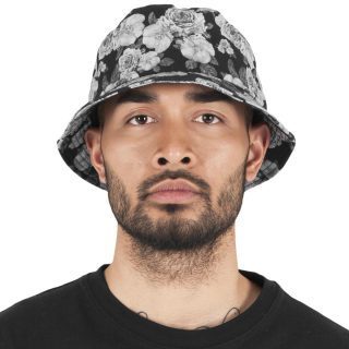 Roses Bucket Hat blk/wht one size