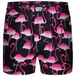 LOUSY LIVIN BOXERSHORTS FLAMINGOS BLACK