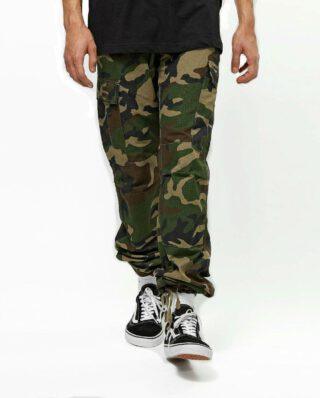 URBAN CLASSICS CARGO PANTS 630 WOOD CAMO - UrbanClassics