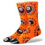 STANCE CHECKNESS SCRATCHES SOCKS ORANGE