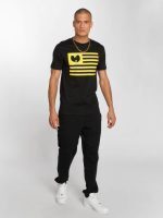WU WEAR FLAG WU030 T-SHIRT BLACK YELLOW - Image 2