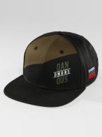 DANGEROUS DNGRS MEN SNAPBACK CAP DANGERSCRIPT OLIVE
