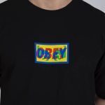 OBEY TRANSPARENT BASIC T-SHIRT BLACK - Image 2