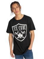 MERCHCODE ICE CUBE RAIDERS T-SHIRT BLACK