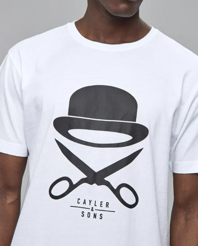 CS1135_+N750+-00224 CAYLER AND SONS PA ICON TEE WHITE/BLACK - Cayler and Sons