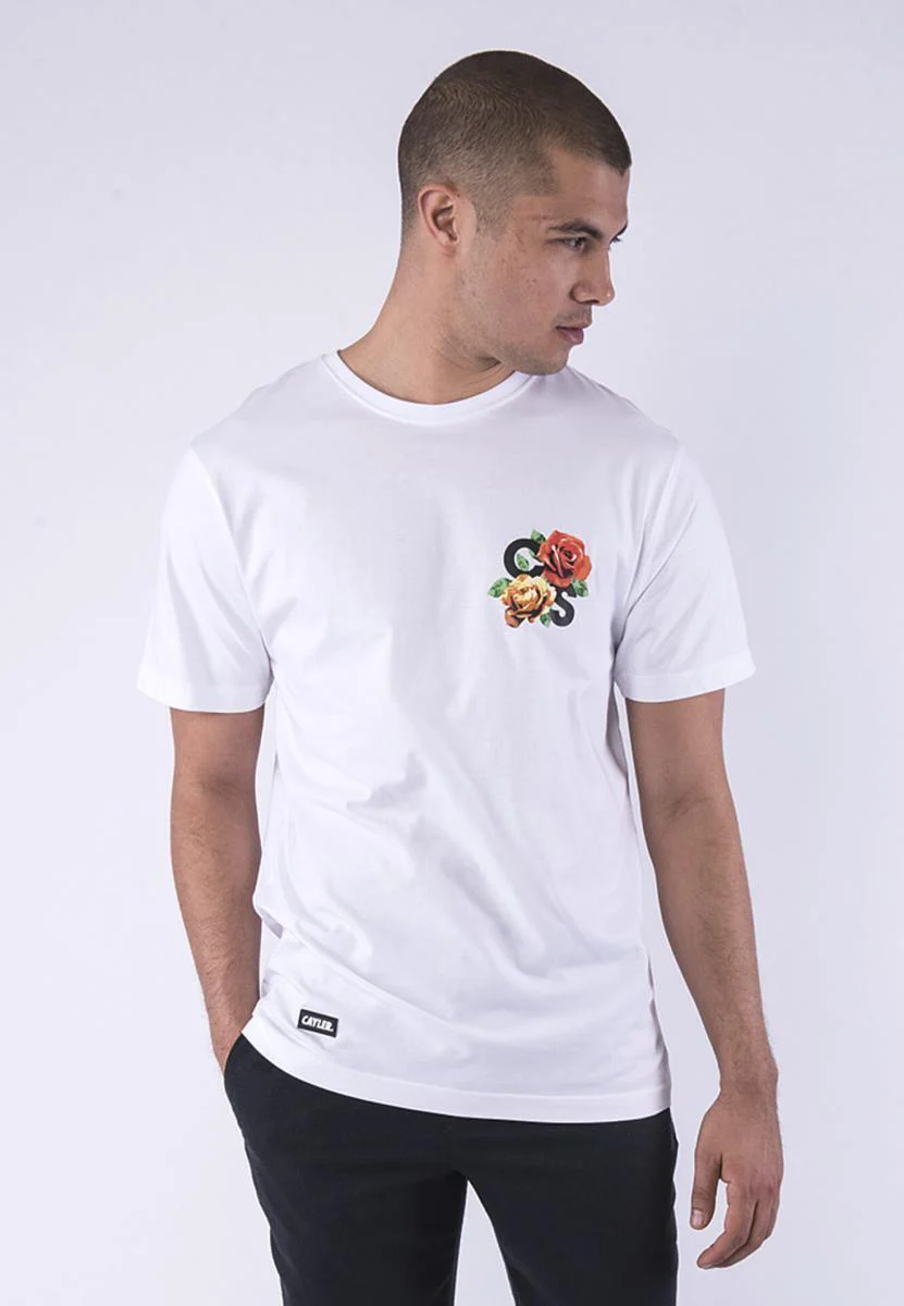 CAYLER AND SONS WL STAND STRONG TEE WHITE
