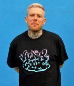 HEAVY GOODS X RADIO T-SHIRT BLACK - Image 2