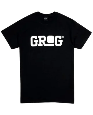 Grog Classic Logo T-shirt Black/White