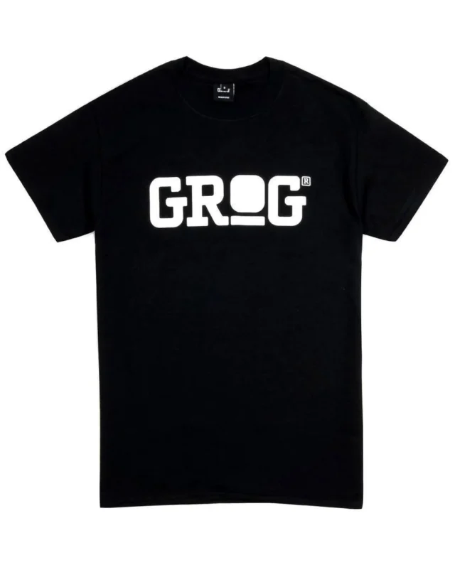 Grog Classic Logo T-shirt Black/White