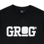 Grog Classic Logo T-shirt Black/White - Image 5