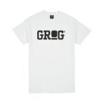 Grog Classic Logo T-shirt White/Black