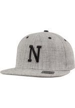 MSTRDS SNAPBACK CAP N LETTER GREY