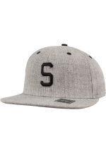 MSTRDS SNAPBACK CAP S LETTER GREY