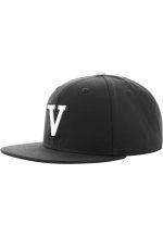 MSTRDS SNAPBACK CAP V LETTER BLACK