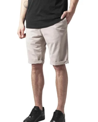 URBAN CLASSICS STRETCH TURNUP CHINO SHORTS TB1264 SAND