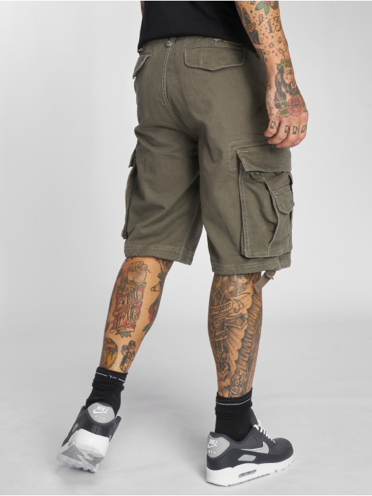 Brandit BRANDIT Bermuda Pantaloncini uomo militare tasconi Vintage Classic Shorts Olive 