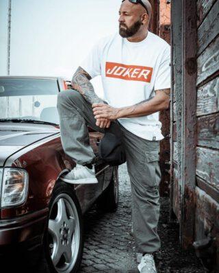 JOKER BRAND BAR LOGO T-SHIRT WHITE - Joker