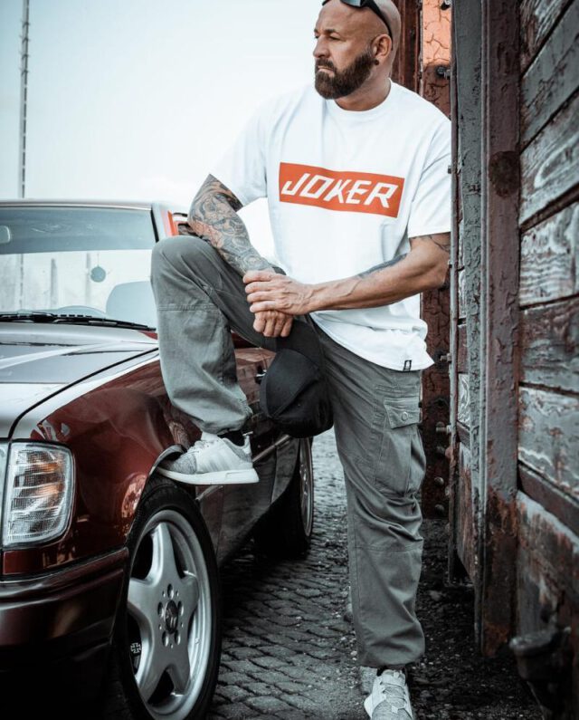JOKER BRAND BAR LOGO T-SHIRT WHITE - Joker