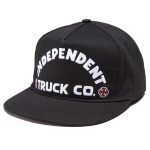 INDEPENDENT ITC BOLD ADJUSTABLE SNAPBACK CAP BLACK