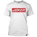 JOKER BRAND BAR LOGO T-SHIRT WHITE