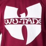 WU WEAR WU TANG CLAN LOGO T-SHIRT BORDEAUX RED - Image 3