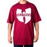 WU WEAR WU TANG CLAN LOGO T-SHIRT BORDEAUX RED