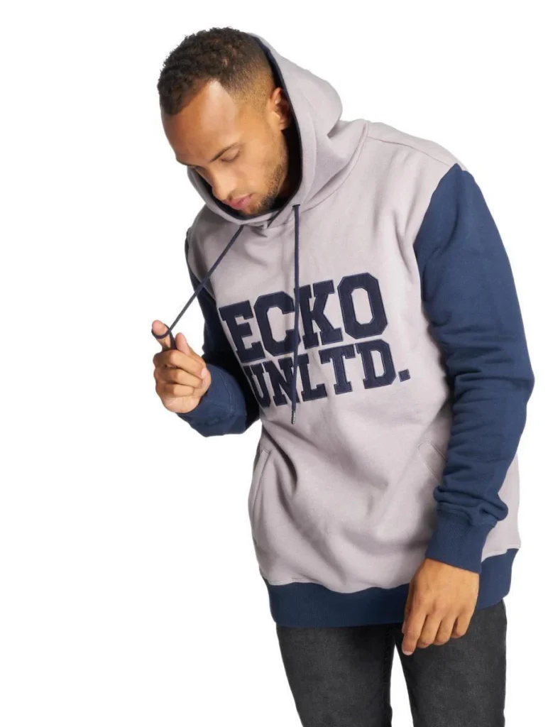 ECKO UNLTD. MEN HOODIE CENTRAL VALLEY IN GREY