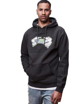 HANDS OF GOLD ALL DAY HOODIE HG001 CHARCOAL GREY