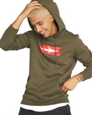  ILLMATIC MEN HOODIE INBOX OLIVE