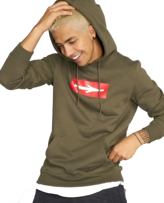  ILLMATIC MEN HOODIE INBOX OLIVE