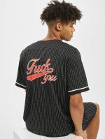 MISTER TEE FUCKYOU BASEBALL MESH TEE MT1041 BLACK - Image 2